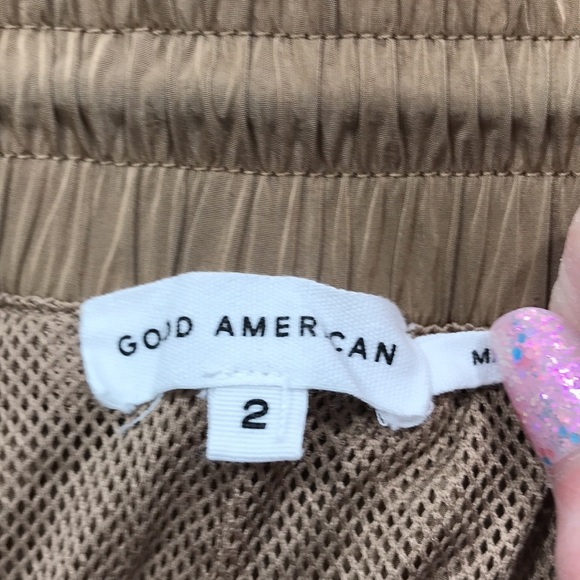 Good American Essential Nylon Track Pants Athletic Size 2 - Picture 4 of 11